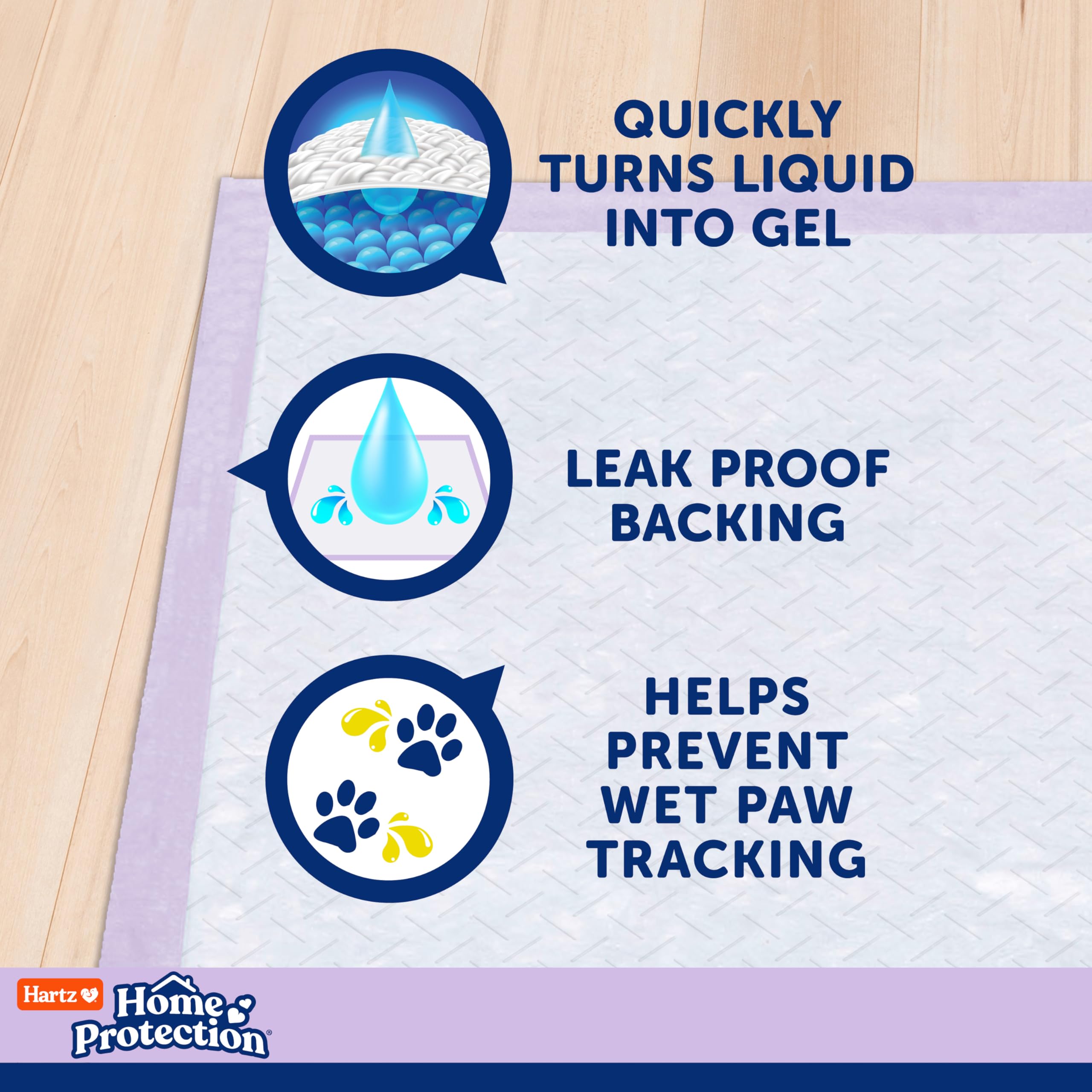 Hartz Home Protection lavender scent pad provides a pet-friendly odor control.