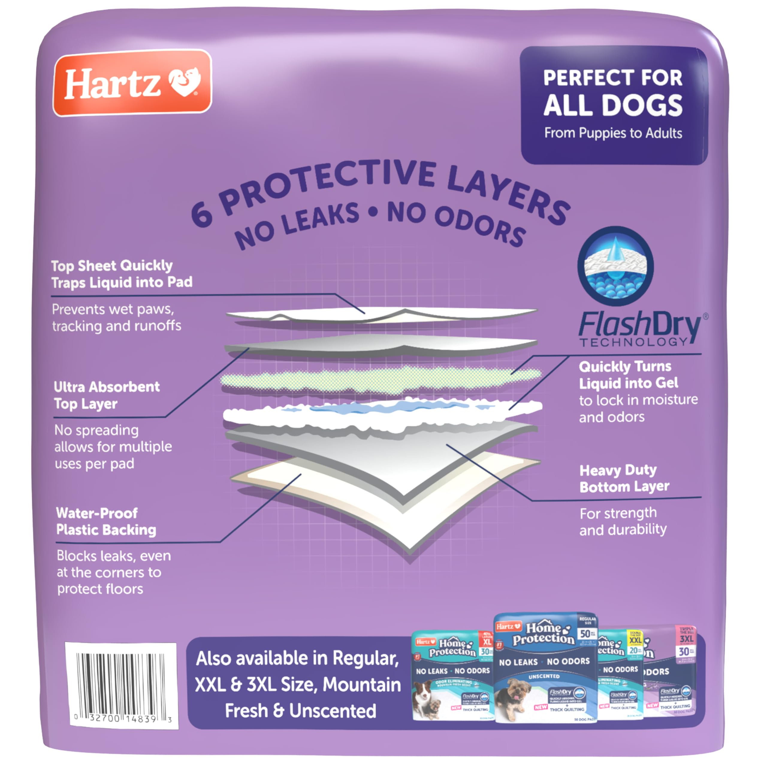 Hartz Home Protection made in the USA with domestic materials.
