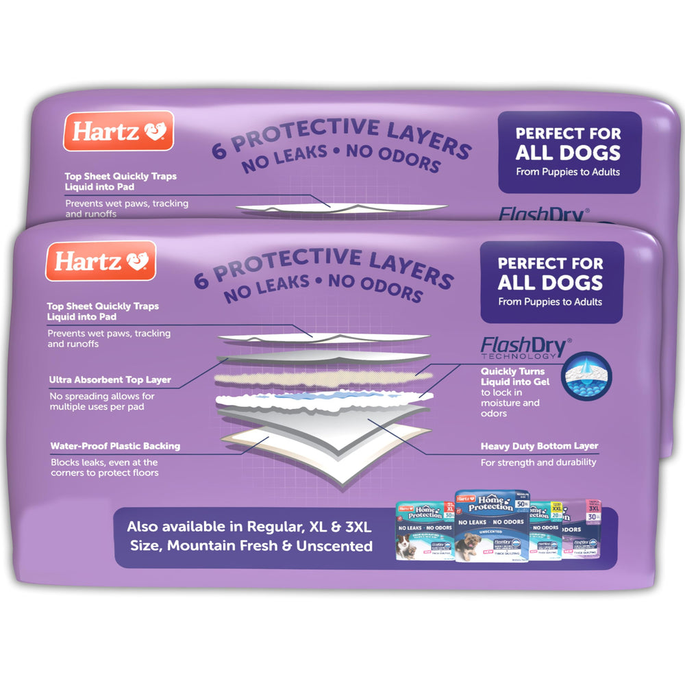 Made-in-USA Hartz pad with durable materials.