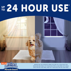 Hartz Miracle Guard 2XL pad provides overnight protection for dogs.