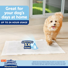 Hartz Miracle Guard pad with odor control keeps rooms fresher.