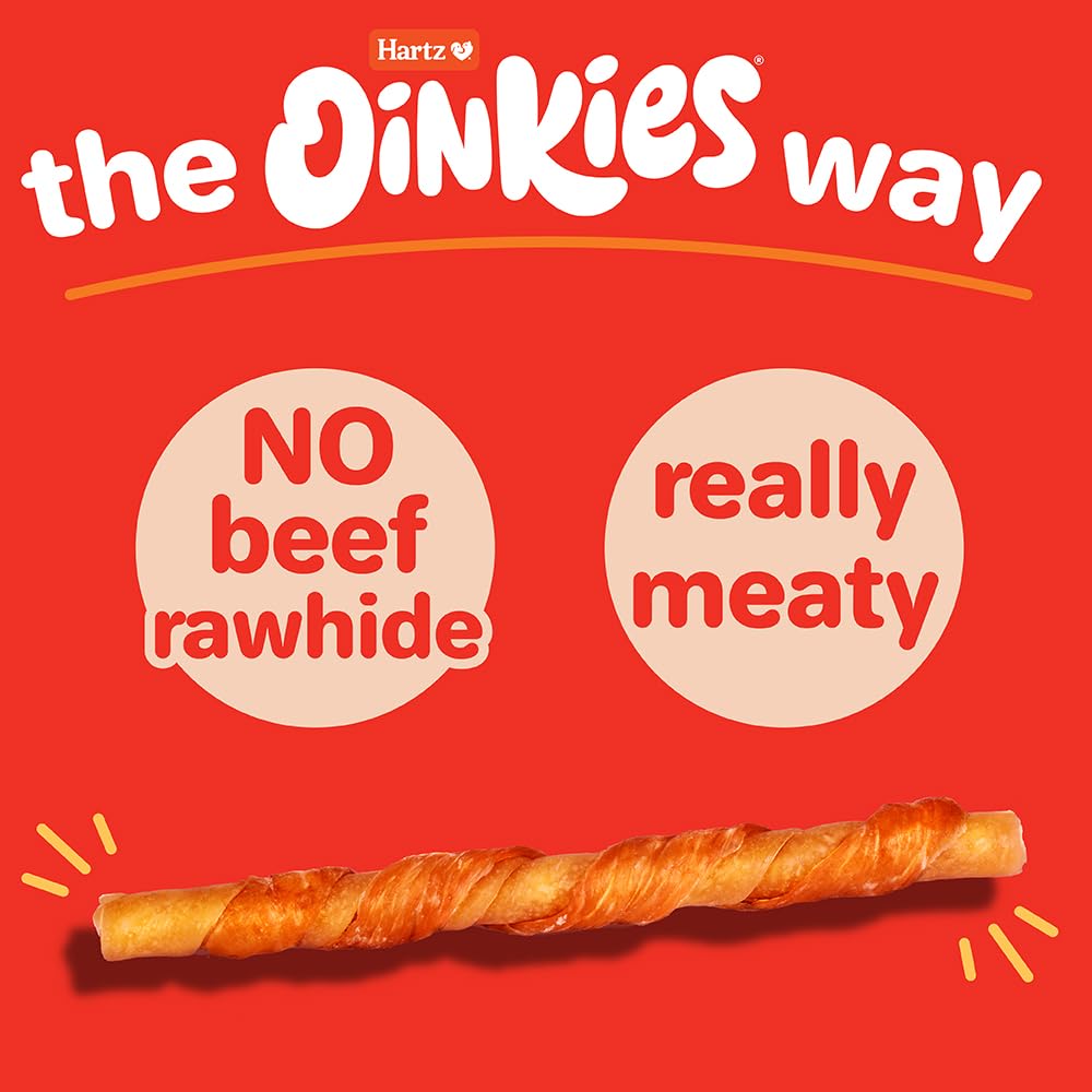 Hartz Bacon Wrapped Twists shot highlights smoked and oven-baked finish for flavor.