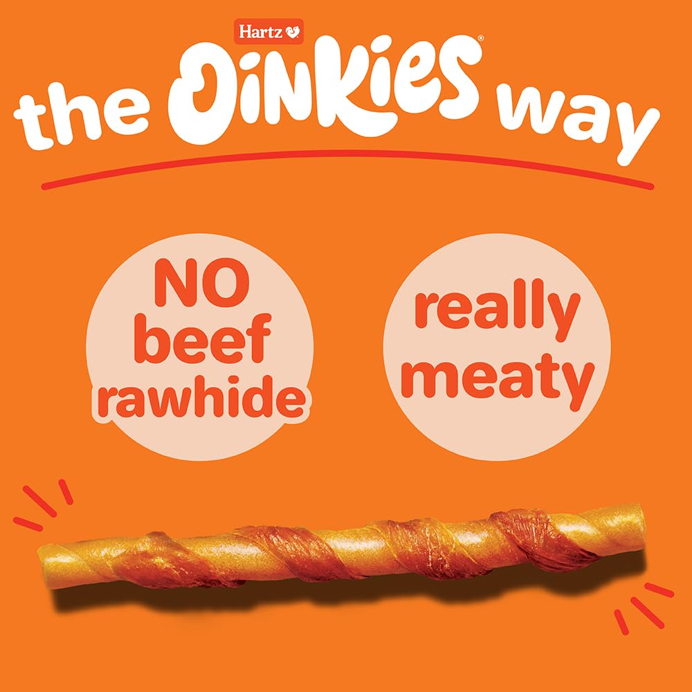 Hartz Oinkies Tender Twists small-dog-chew, easy for tiny mouths