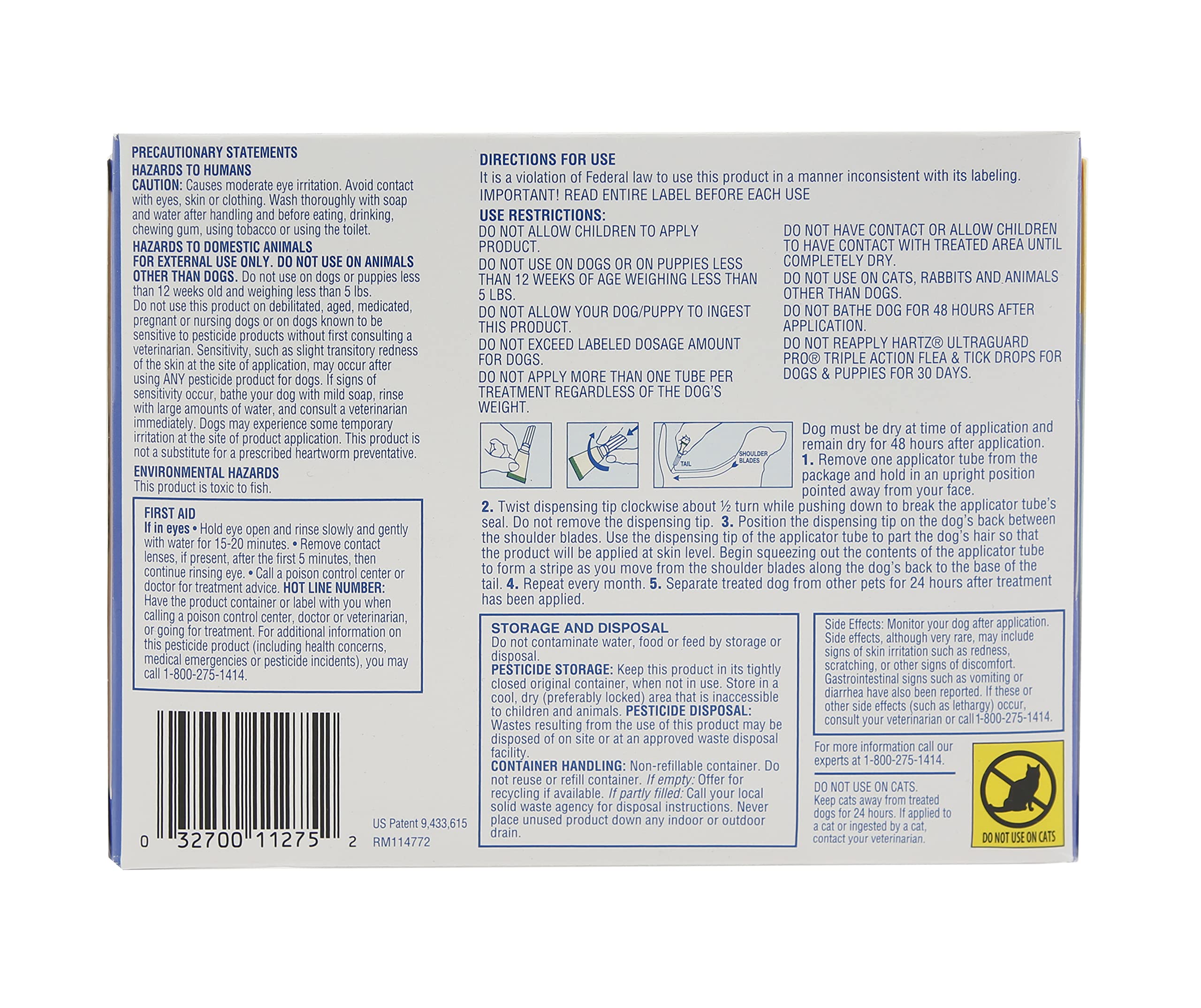 Hartz UltraGuard Pro Pro-Glide applicator enables easy, precise application on pets.