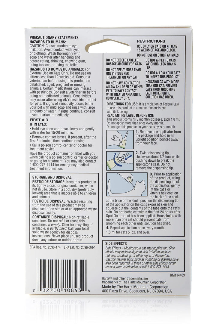 Hartz UltraGuard Pro three tubes provide a three-month supply