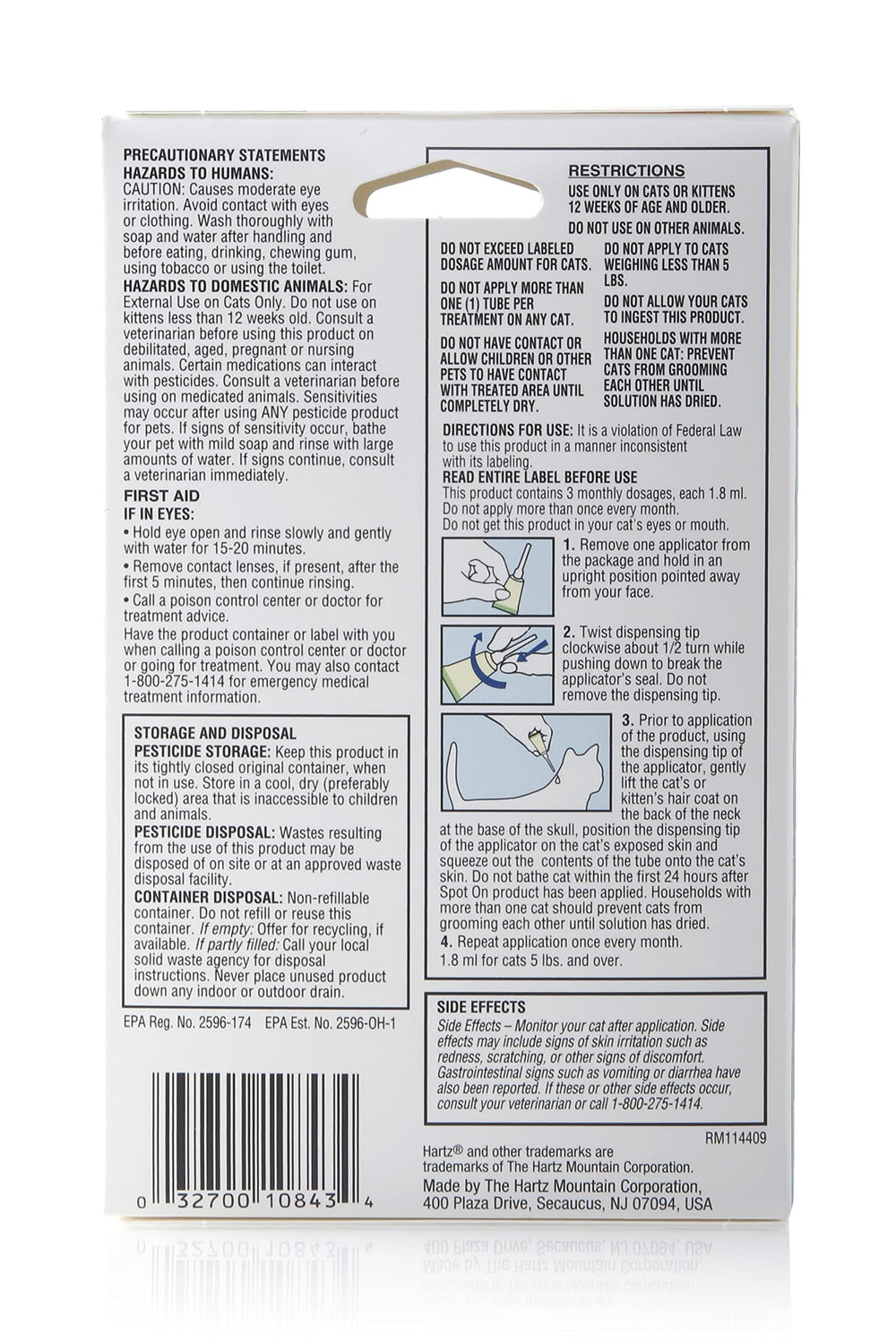 Hartz UltraGuard Pro three tubes provide a three-month supply