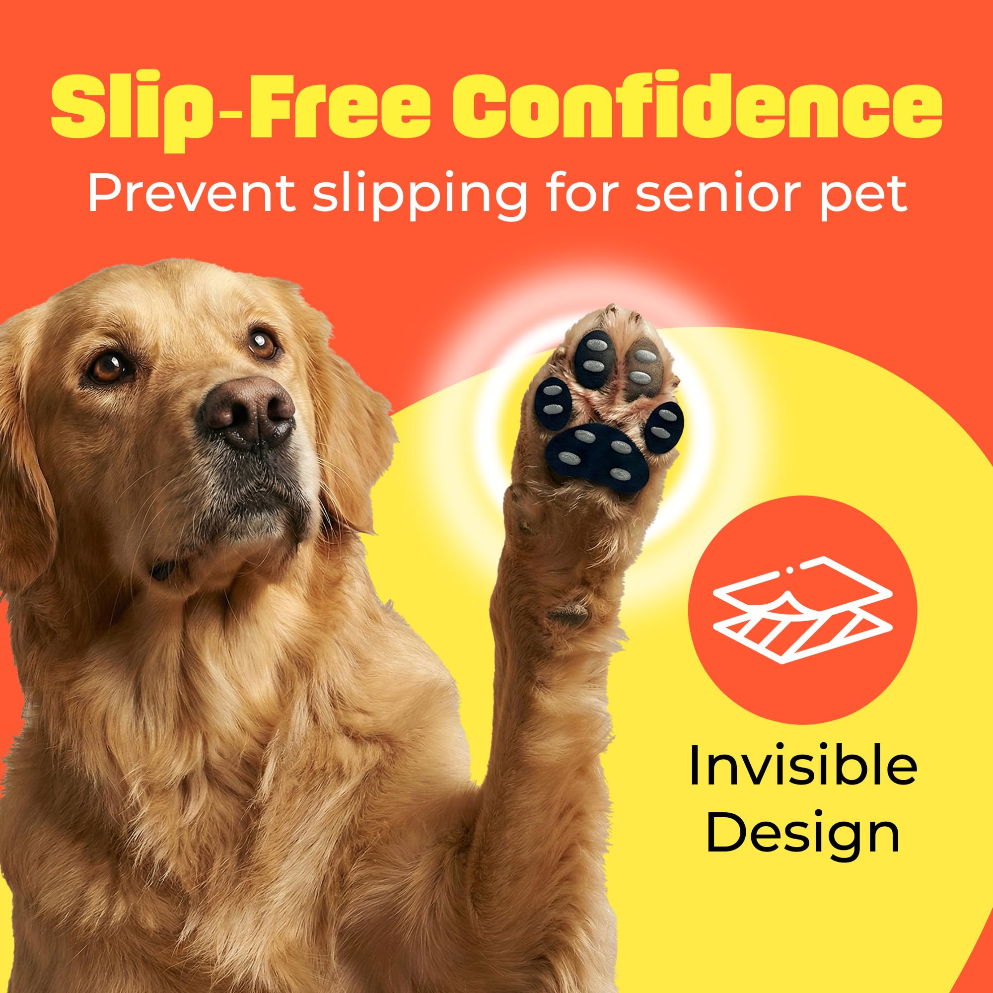 HASHI water-resistant paw grips maintain grip in light moisture