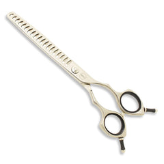 Hashimoto chunker scissors lightweight design reduces hand fatigue during grooming sessions.