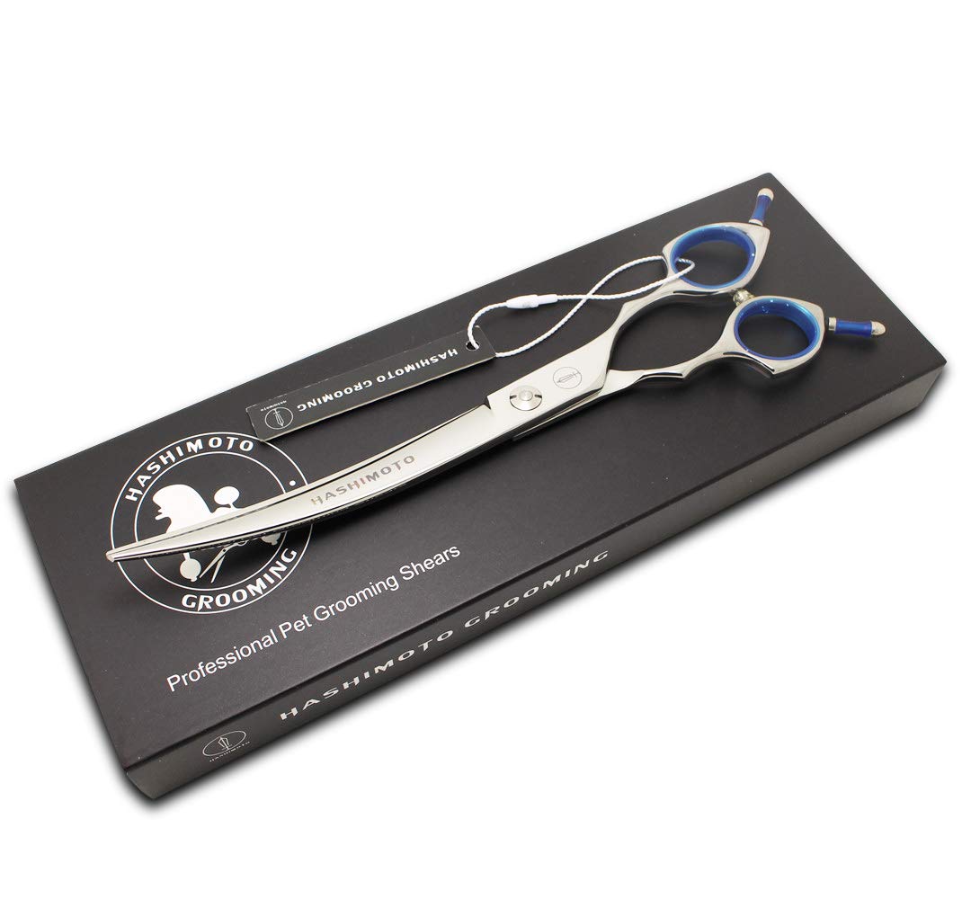HASHIMOTO 30-degree curved blade ideal for tidy tail and body shaping