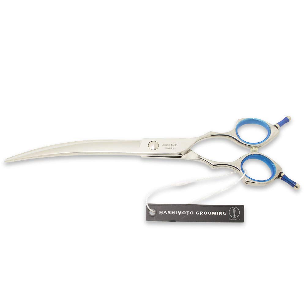 HASHIMOTO curved blade scissors shape faces and paws with precision
