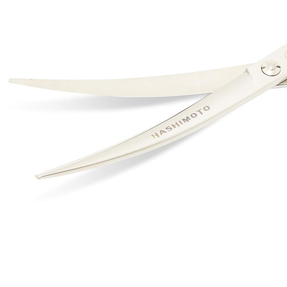 HASHIMOTO dog grooming scissors with lightweight handle for fatigue-free use