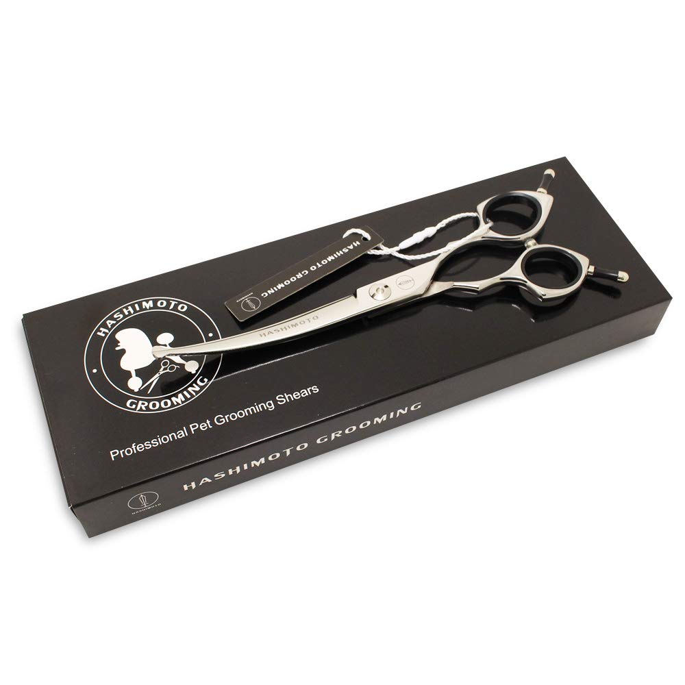 Hashimoto dog scissors ideal for grooming head, face, feet, and tail