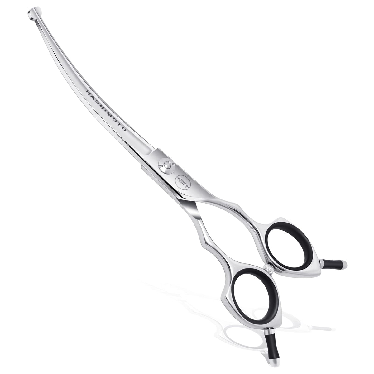 Hashimoto dog scissors rounded-tip 6.5 inch for safe skin contact during grooming
