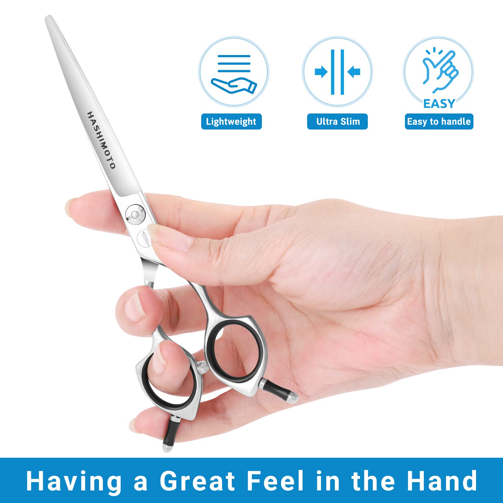 HASHIMOTO Japanese 440C steel blade delivers sharp, durable performance