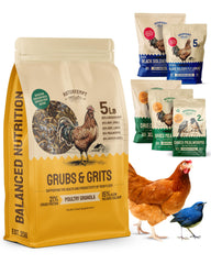 Hatortempt Grubs and Grits bag top view for quick branding recognition