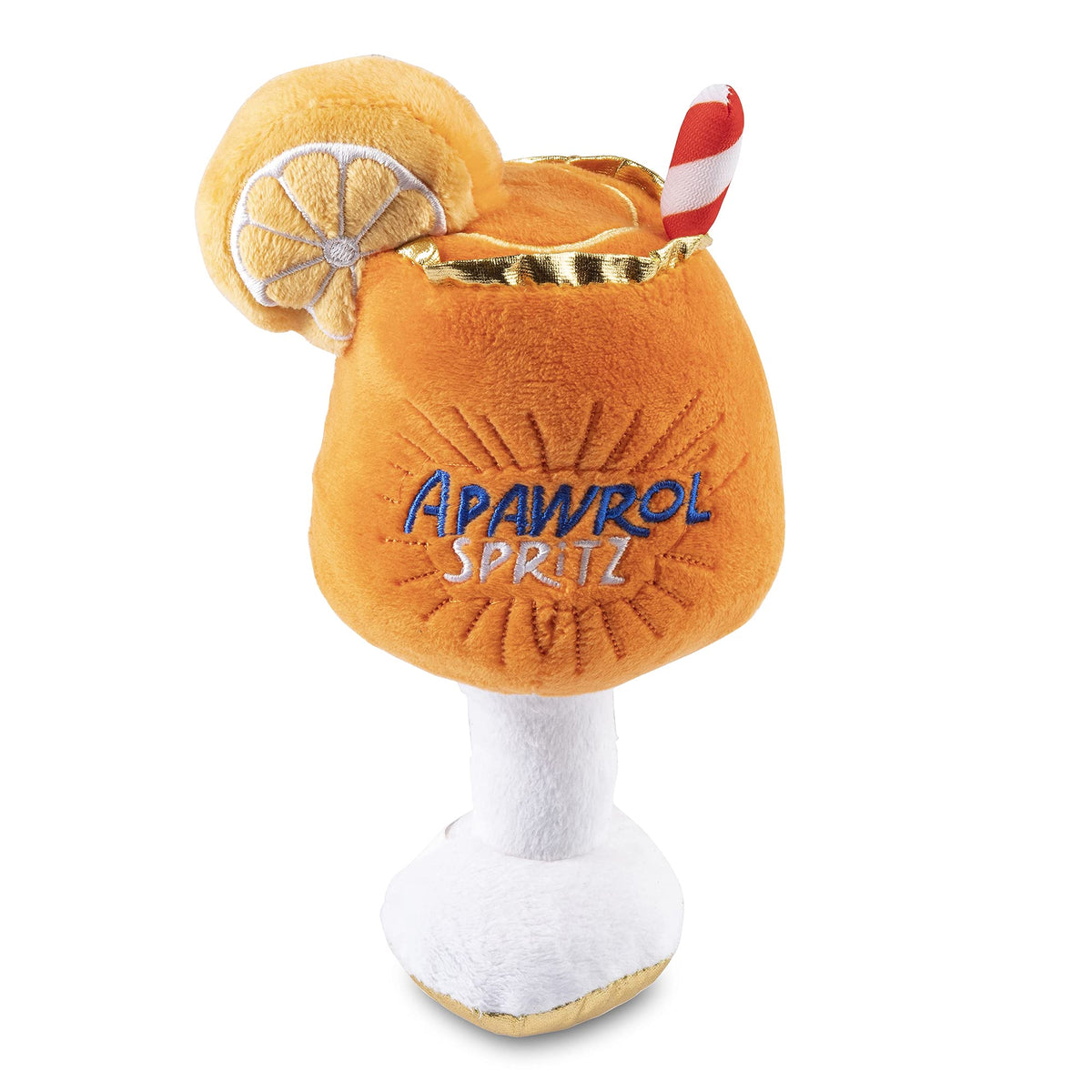 Haute Diggity Dog Apawrol Spritz with tangerine plush exterior for lively playtime fun