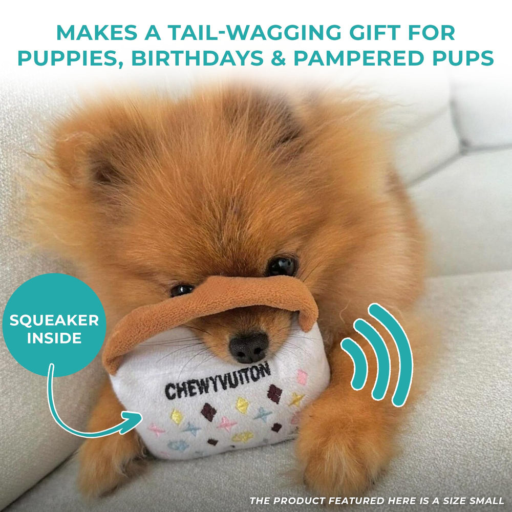 Haute Diggity Dog Chewy Vuiton Handbag dog-friendly play at park and home.