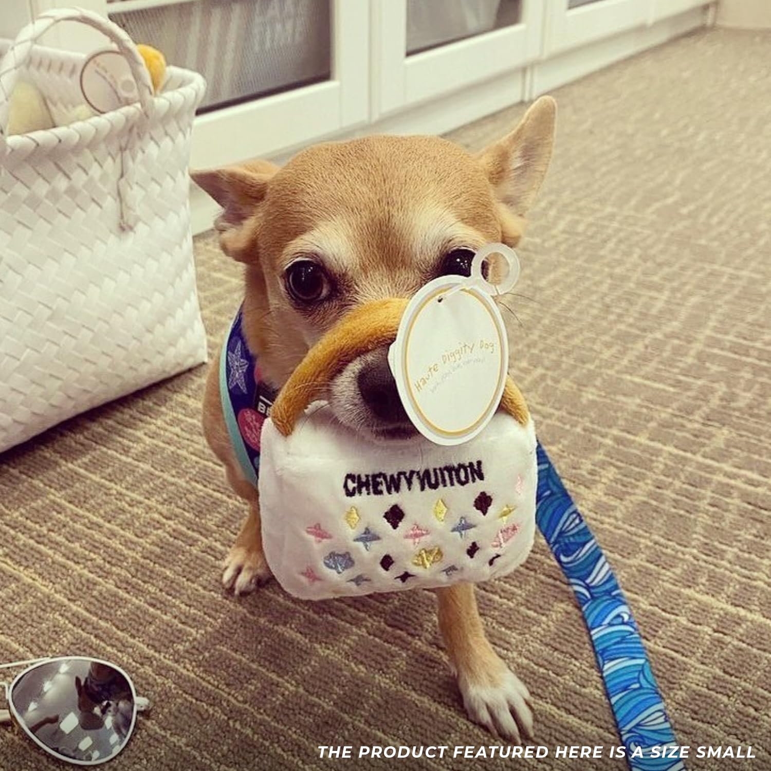Haute Diggity Dog Chewy Vuiton Handbag gift-ready packaging for a fun surprise.