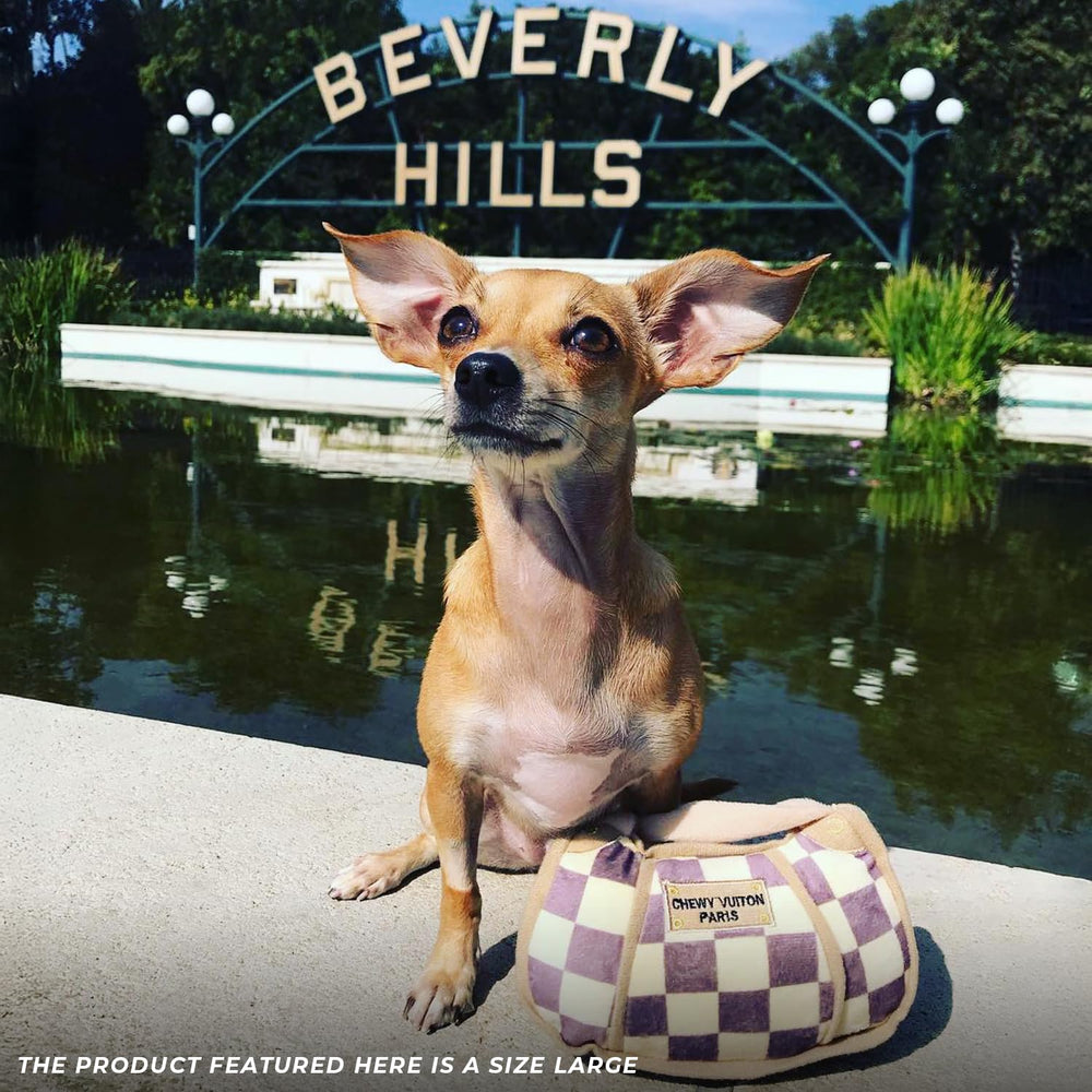 Haute Diggity Dog Chewy Vuiton Handbag machine-washable for easy cleaning.