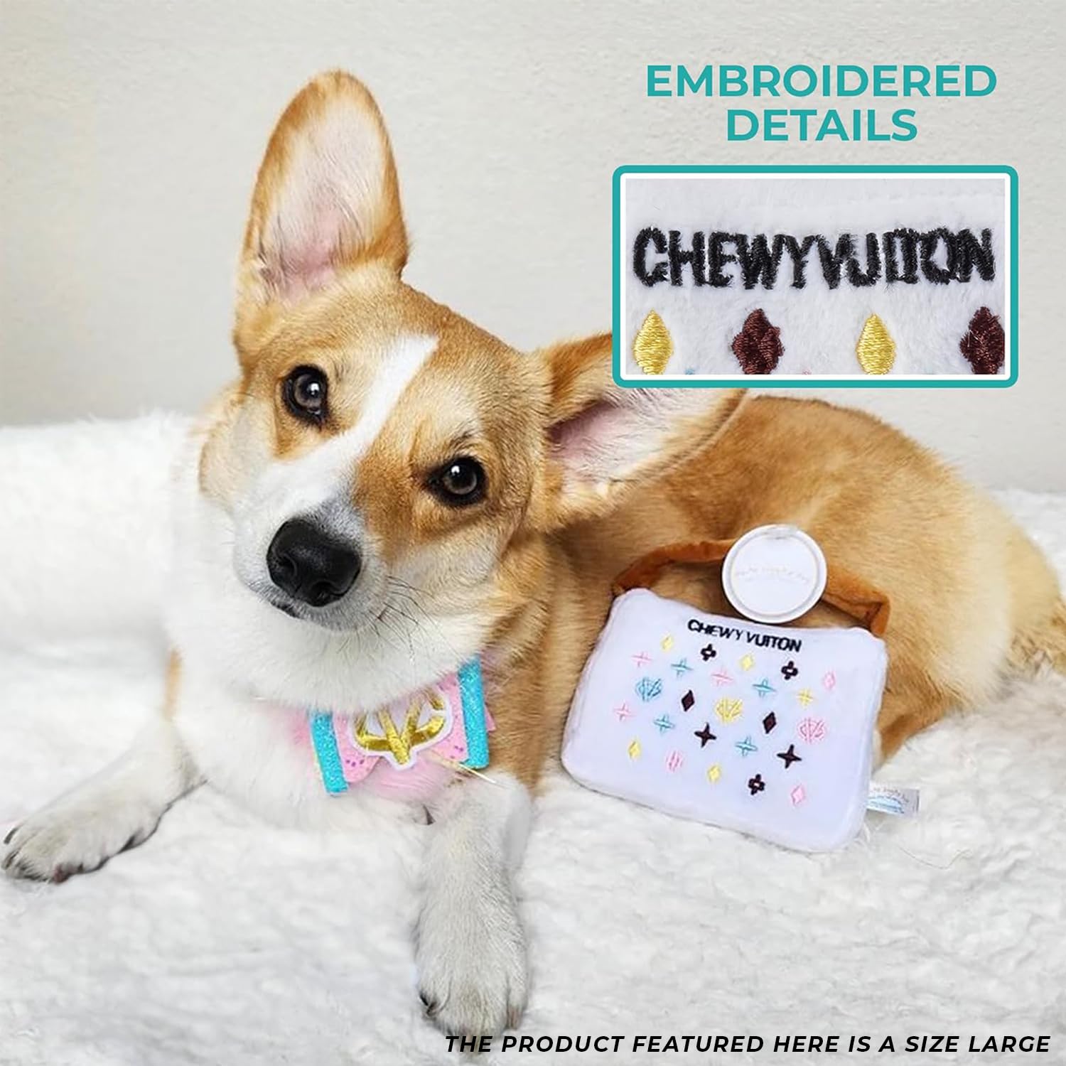Haute Diggity Dog Chewy Vuiton Handbag small size, ideal for small and medium dogs.