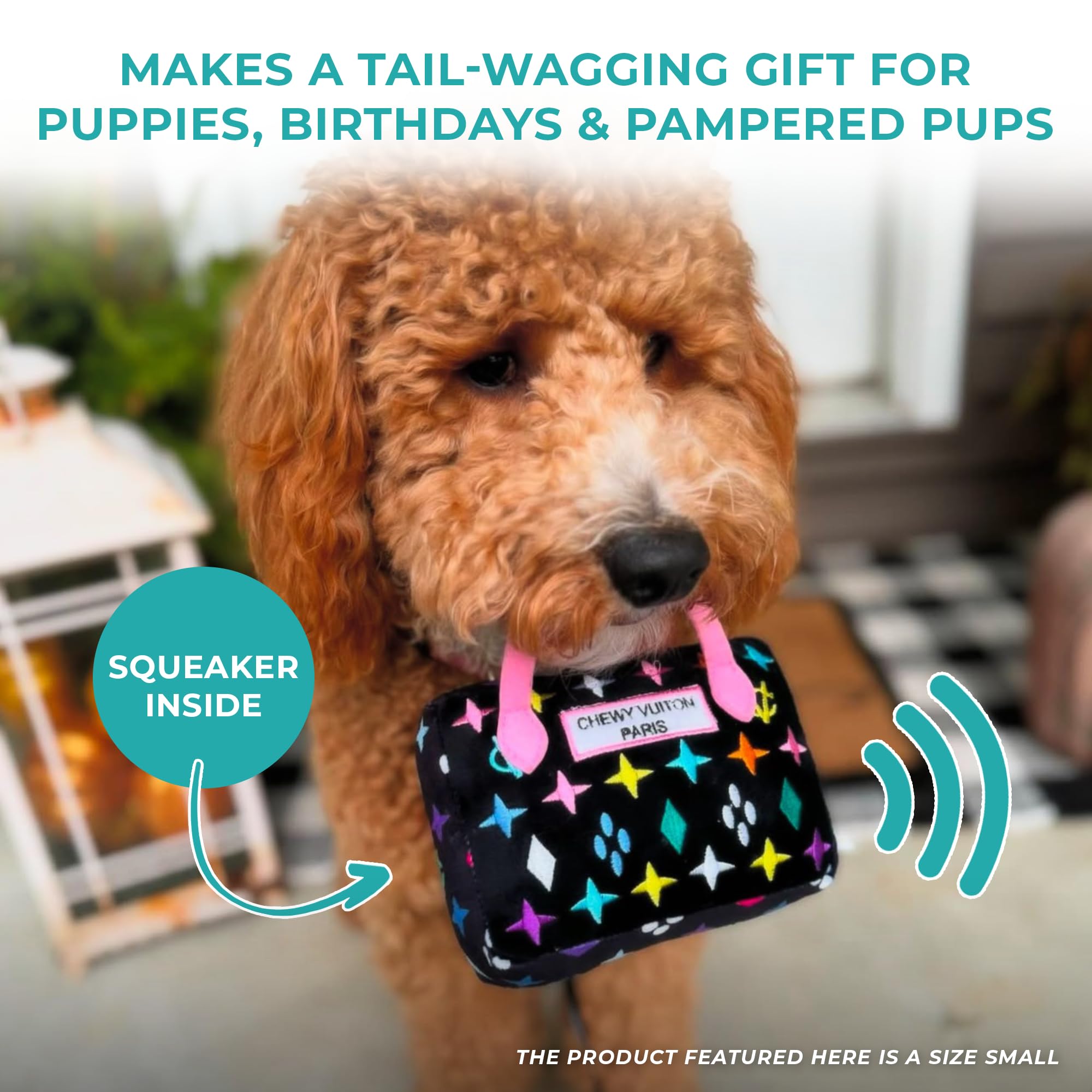 Haute Diggity Dog toy for small and medium dogs to fetch, tug, cuddle