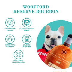 Woofford Reserve toy hides a squeaker to keep dogs engaged during games
