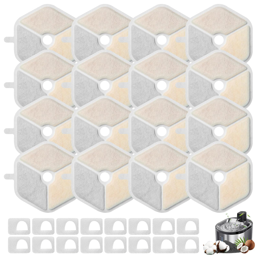 HAVANSIDY Smartoo PTM-643 replacement filters – 16-pack for clean, odor-free water.