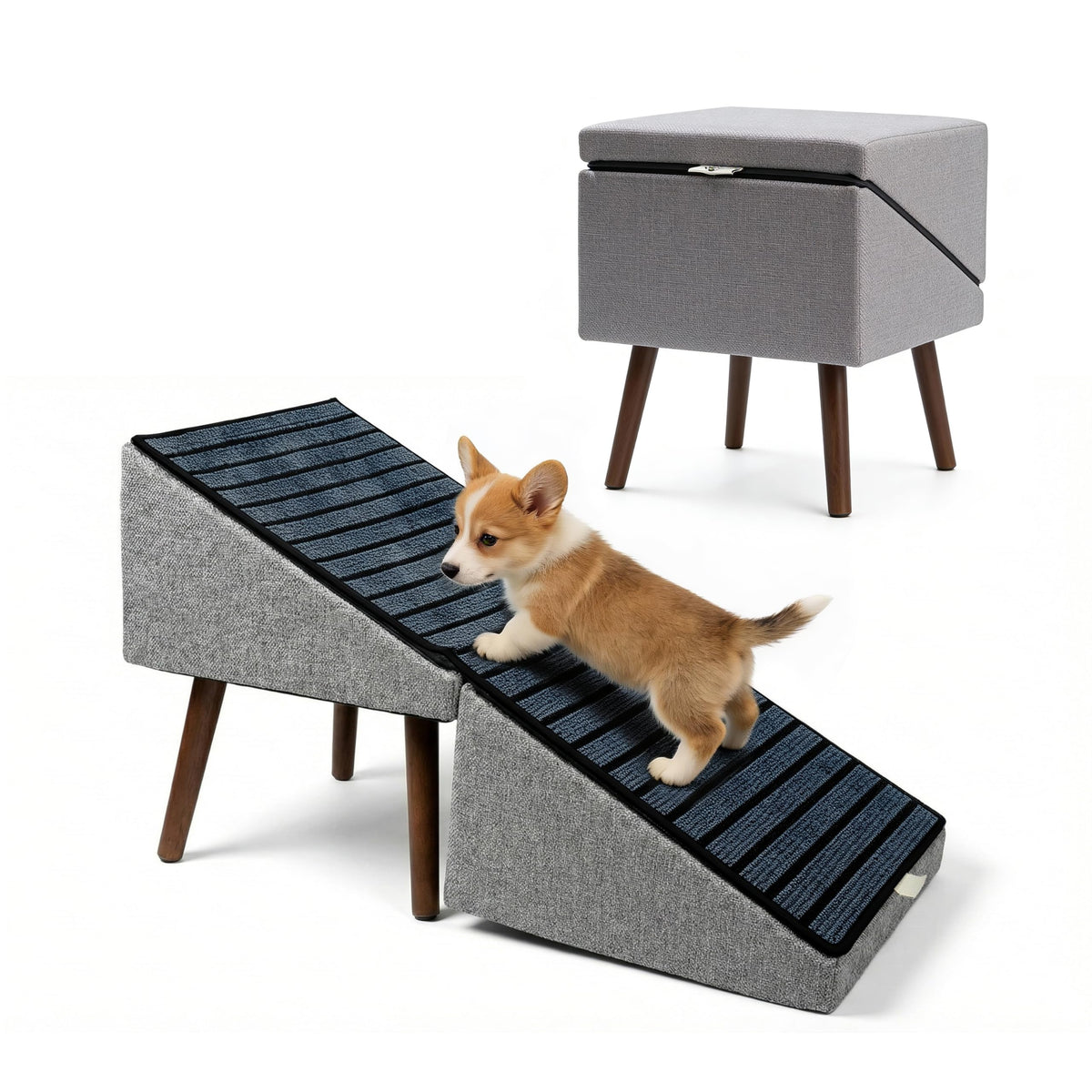 Haven Pet 2-in-1 dog ramp couch-height: smooth bed access for pets