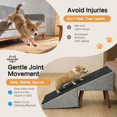 Haven Pet 2-in-1 dog ramp-ultra-grip-carpet: non-slip traction for safe climbs