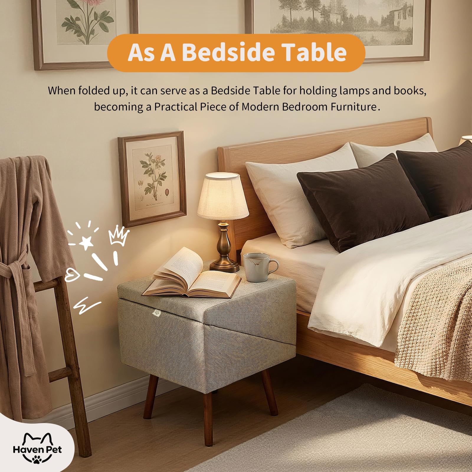 Indoor-outdoor versatility enhances usefulness around the home.