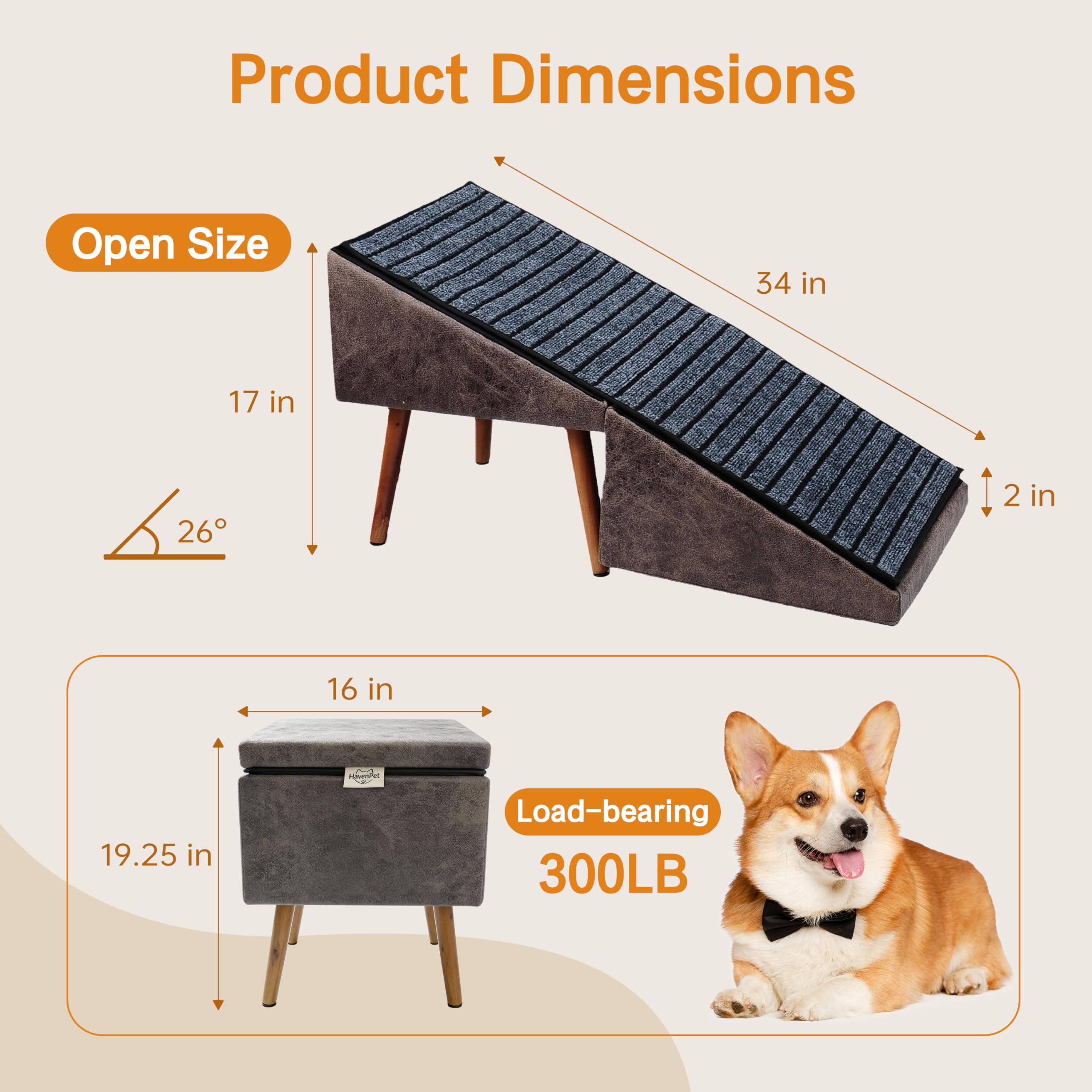 Haven Pet invisible hinges help prevent paw scratches during setup.