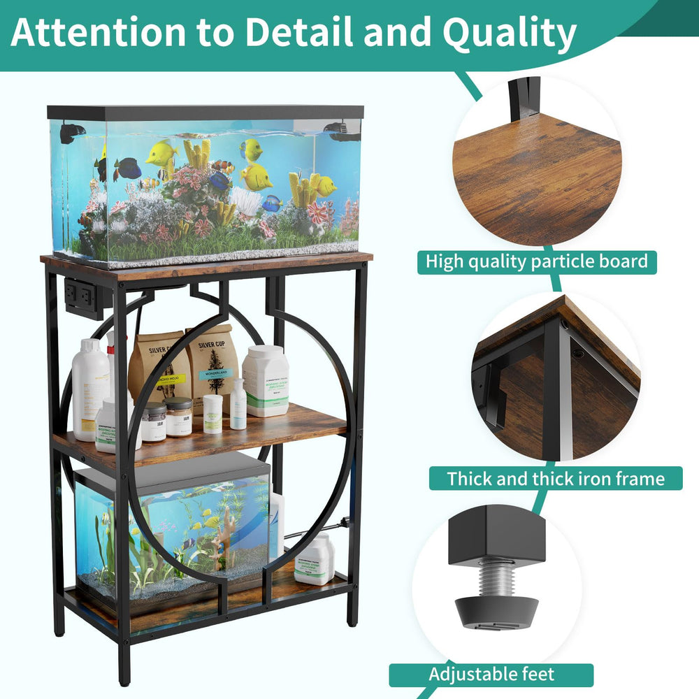 HavenlyYouth bottom shelf capacity for additional supplies and décor items.