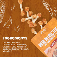 Havira chicken rice flavored dog treats shown for training use