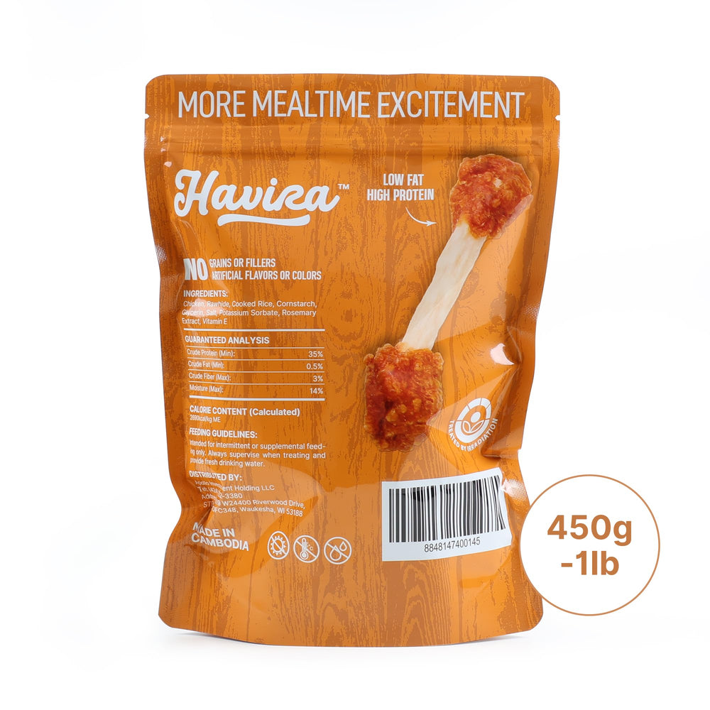 Havira mini dumbbell chews close-up for small breed rewards