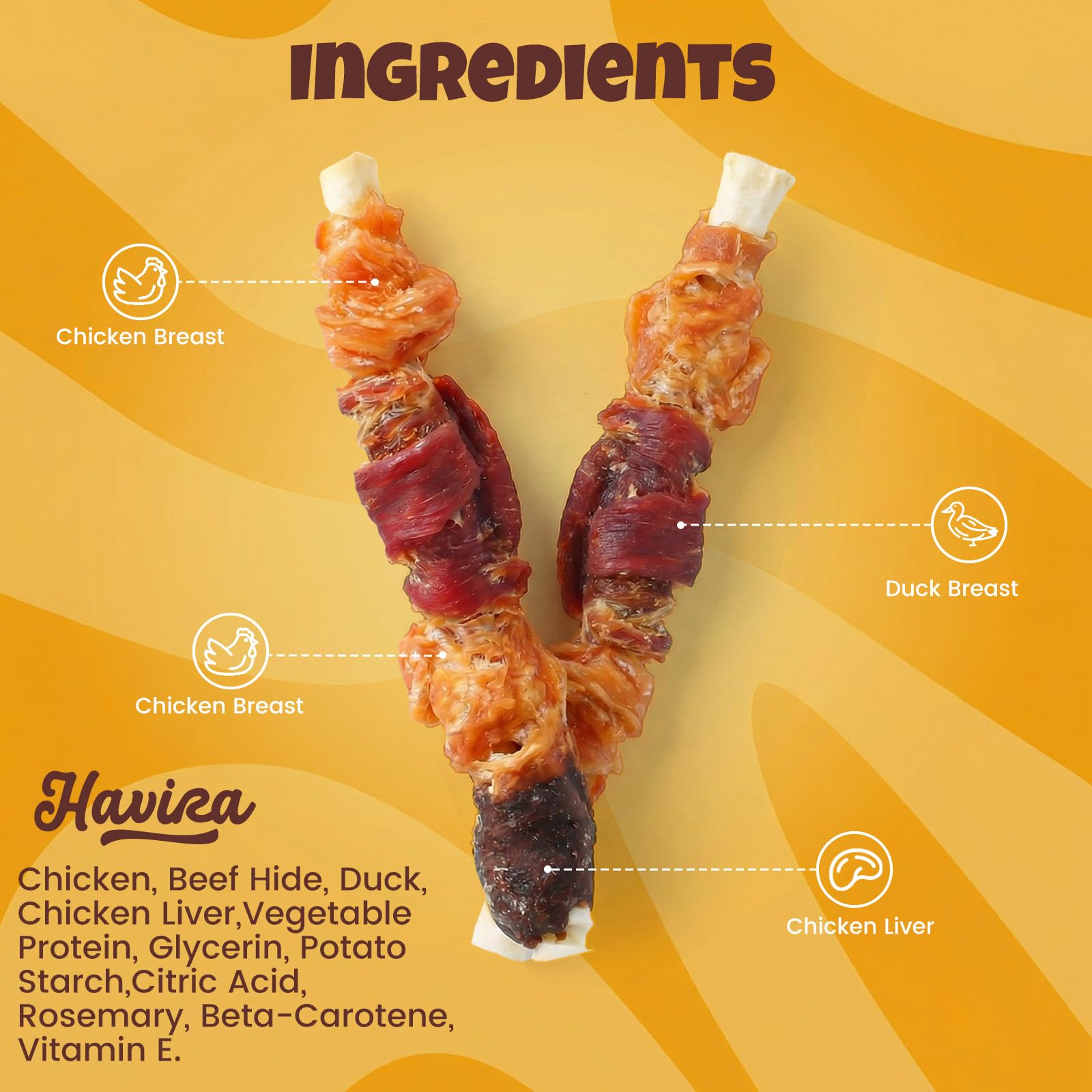 Havira resealable pouch with 30 sticks preserves freshness and value.