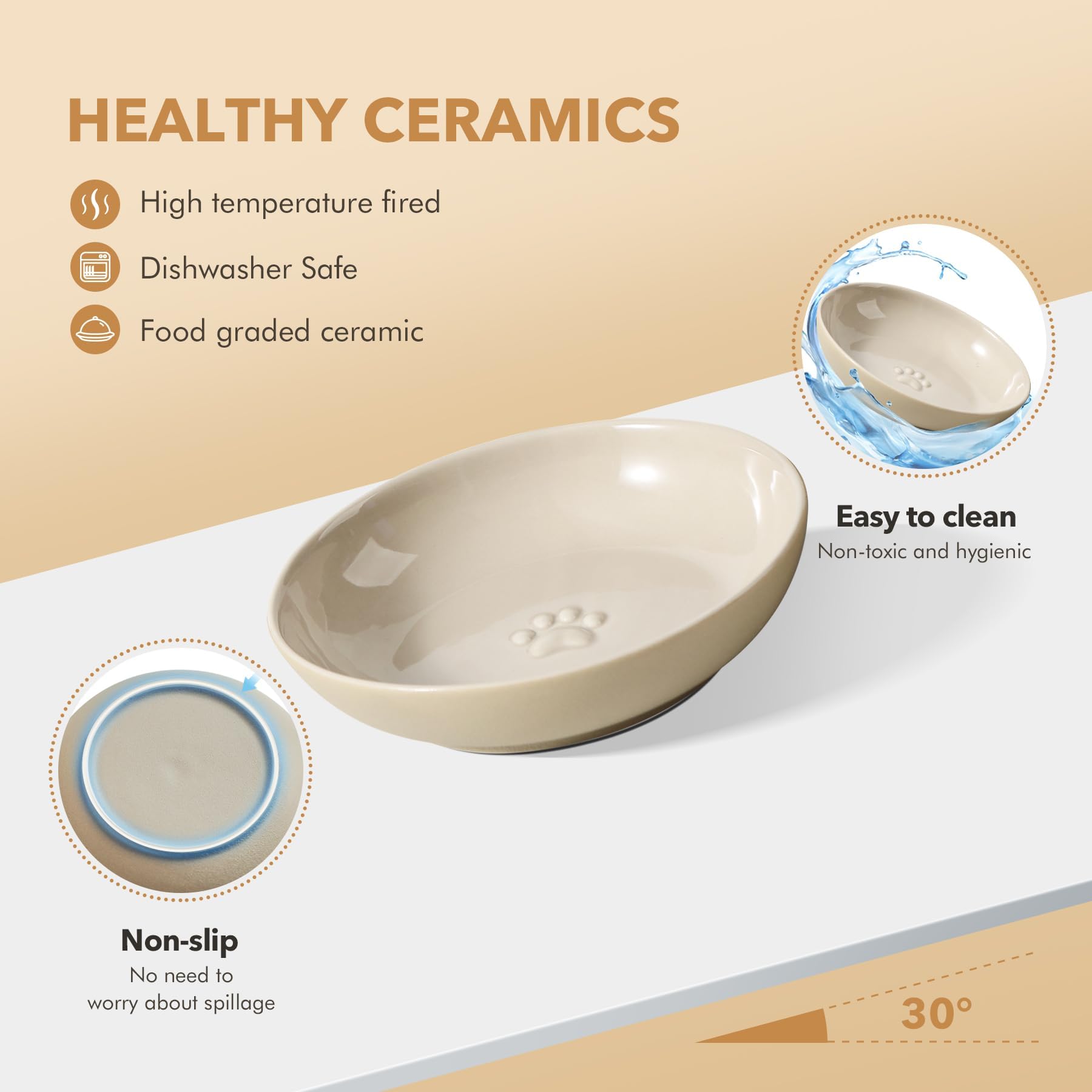Havniva 360-degree anti-slip base keeps bowls steady on surfaces