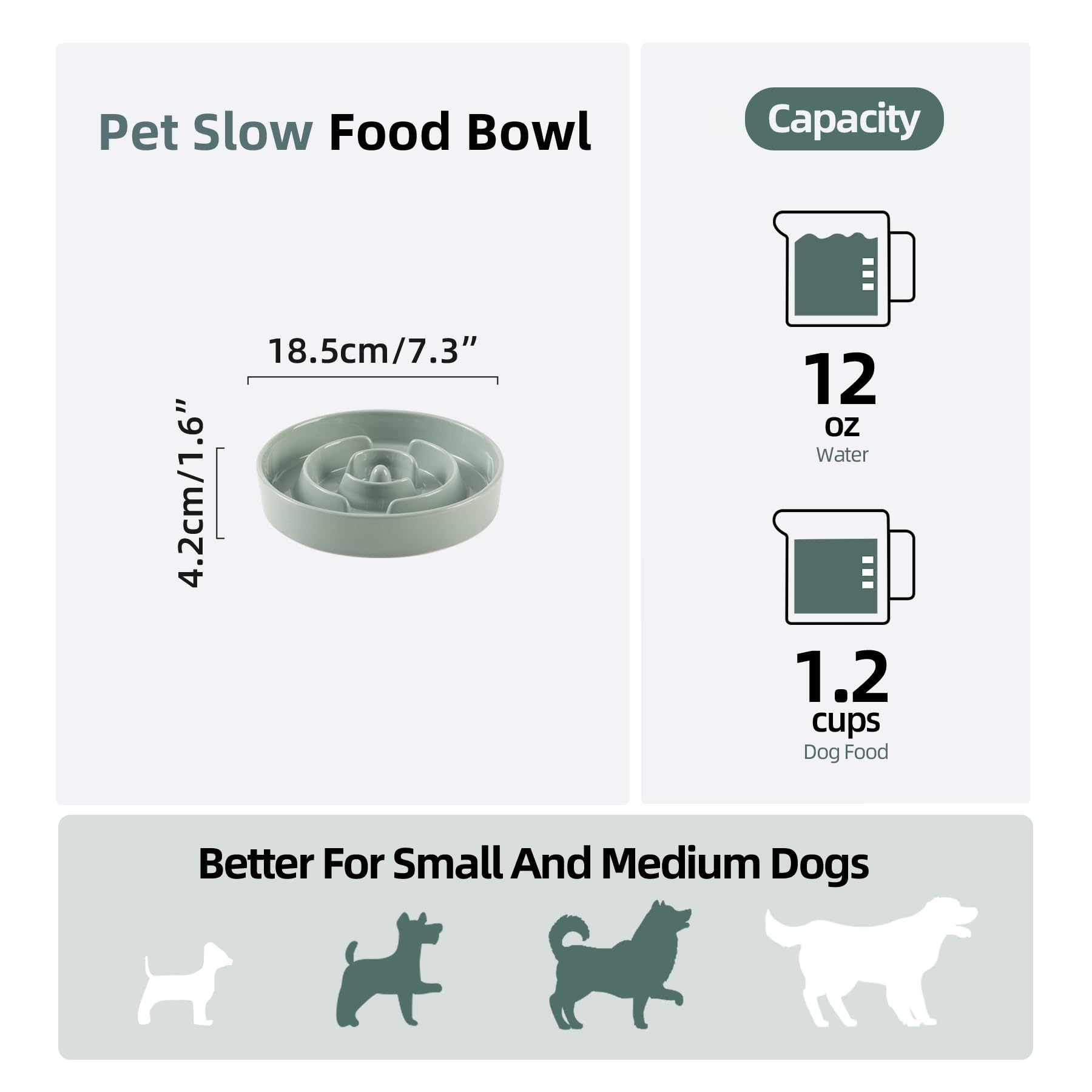 Havniva anti-slip base keeps the bowl stable during feeding.