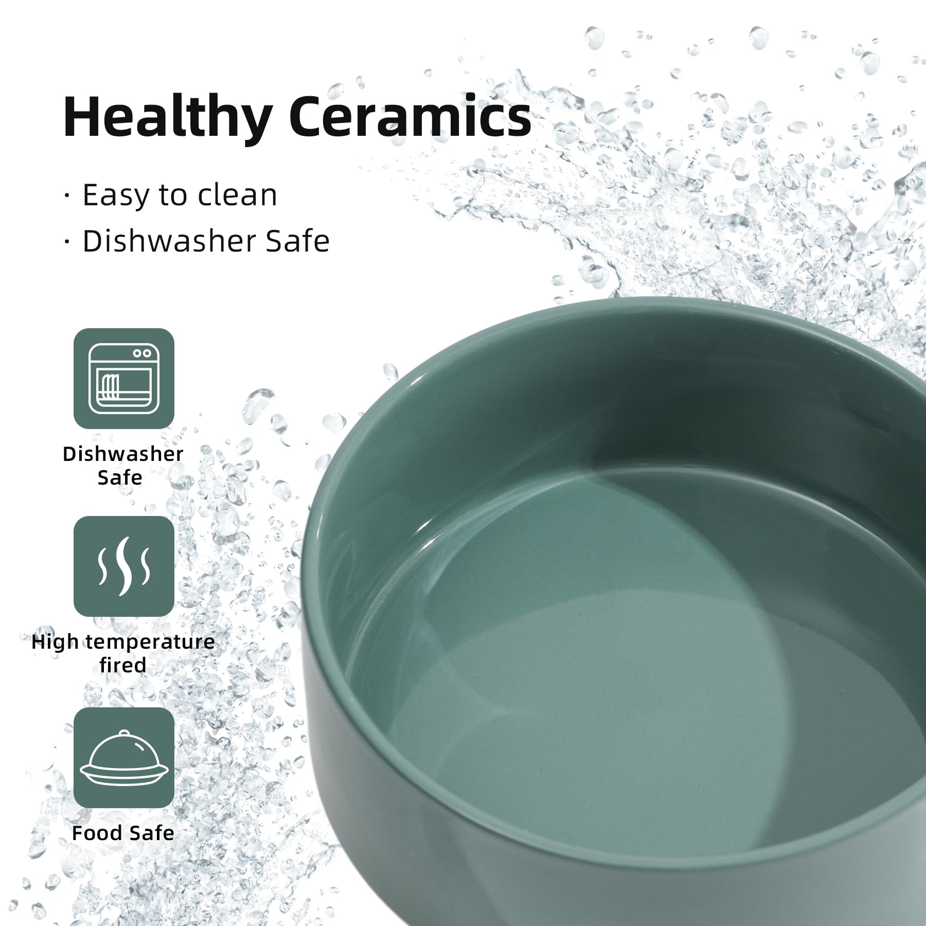 Havniva dishwasher-safe ceramic bowls simplify cleaning after meals.