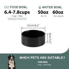 Havniva ceramic dog bowl non-slip base closeup demonstrates secure grip on floors.