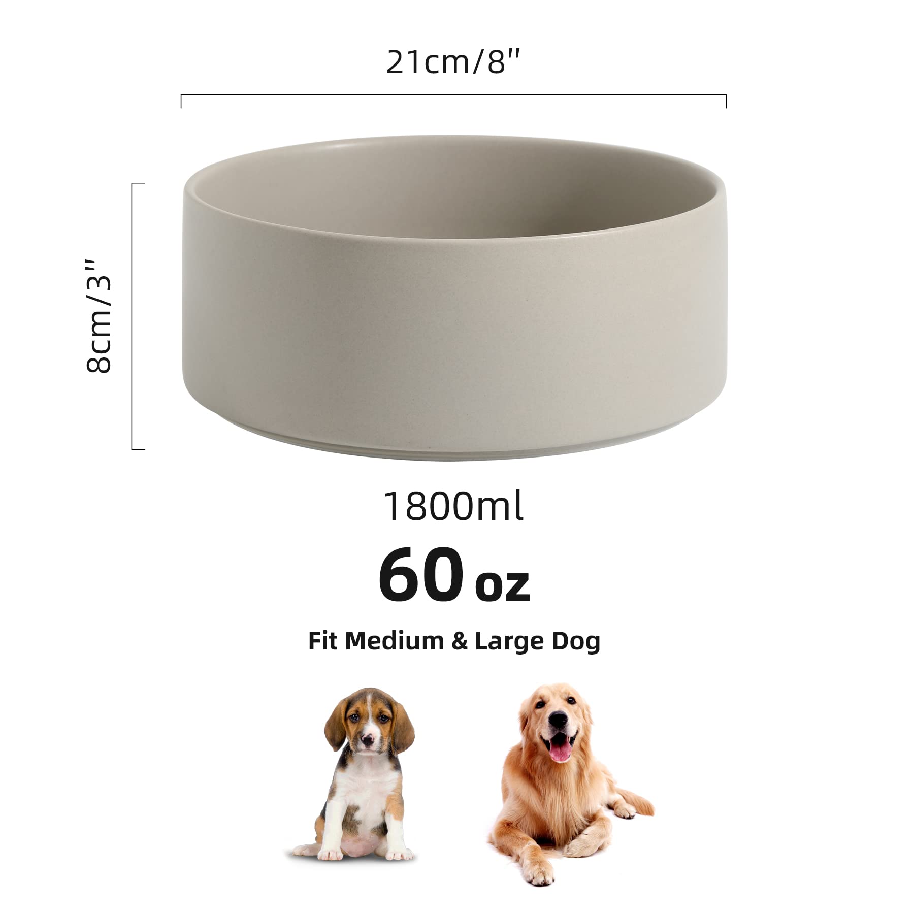 Havniva dog bowl with non-slip base keeps feeding steady on any floor.