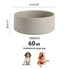 Havniva dog bowl with non-slip base keeps feeding steady on any floor.