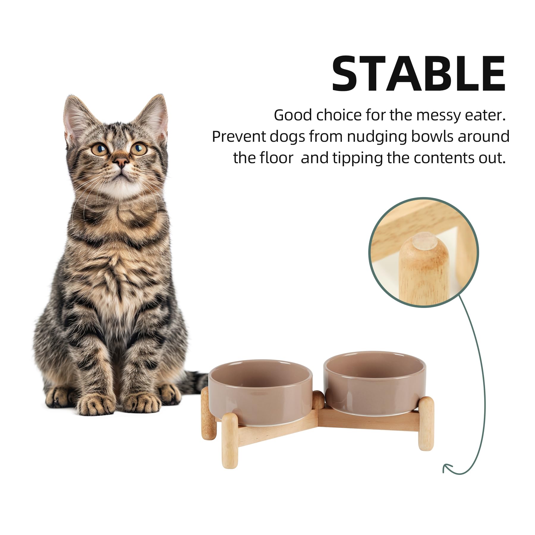 Havniva glazed ceramic finish cleans quickly and resists odors.