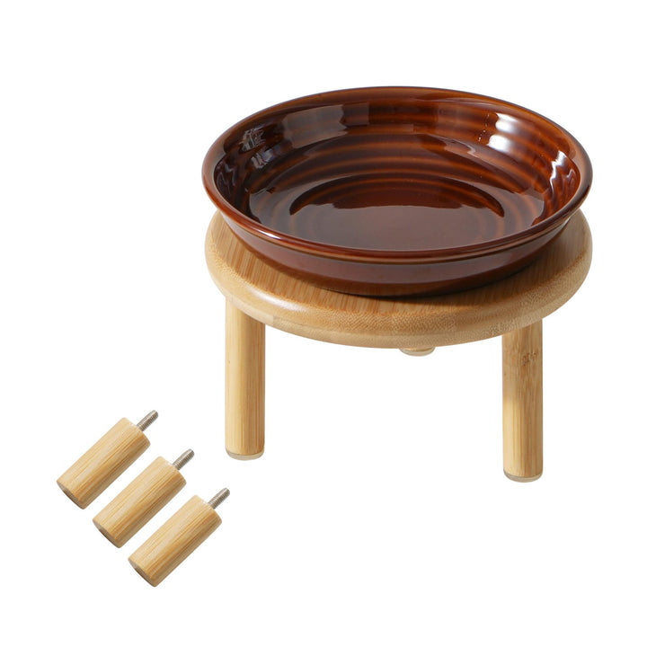 Havniva elevated cat bowls: ceramic bowl close-up with wide, whisker-friendly design