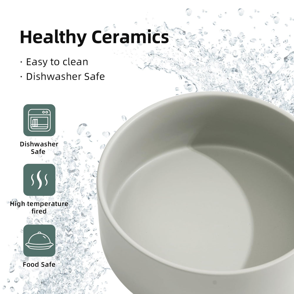 Havniva large-breed bowls hold up to 60 oz of water for hydration.