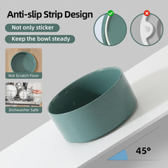 Havniva non-slip base keeps bowls steady during mealtime.