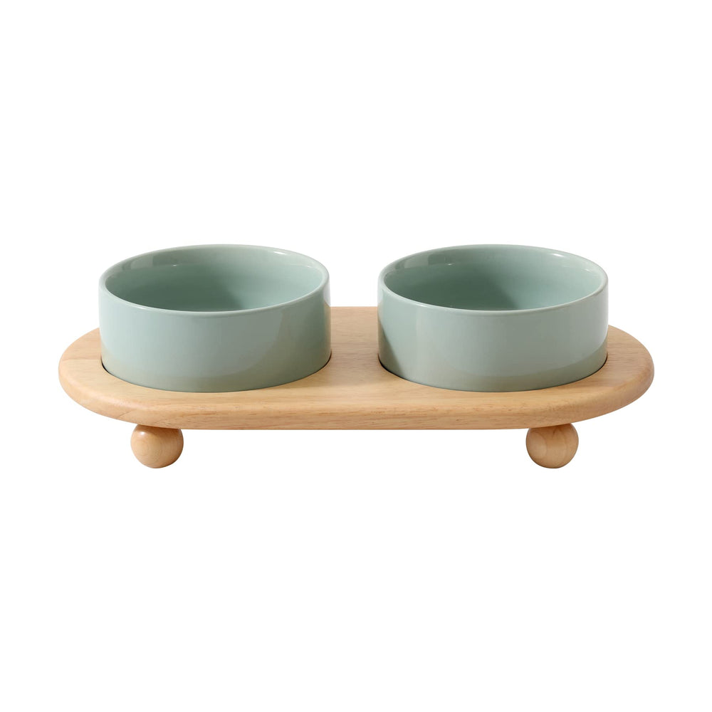 Havniva raised cat water bowl with wide opening for whisker-friendly access