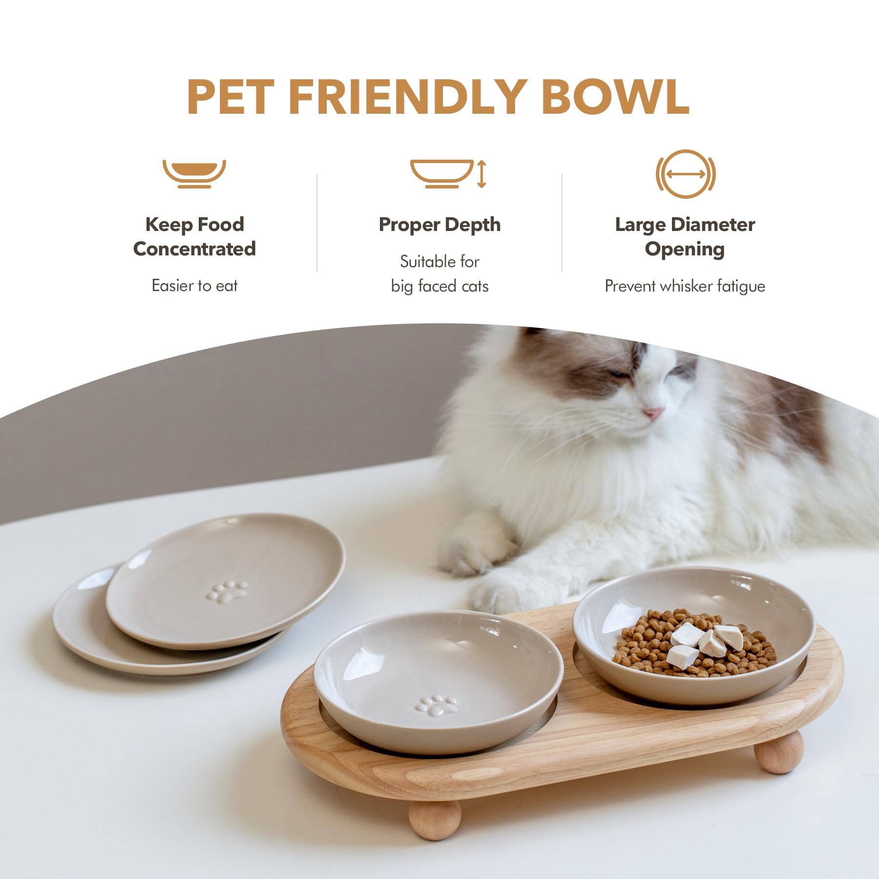 Havniva bowls feature a frosted exterior with smooth interior for grip and style.