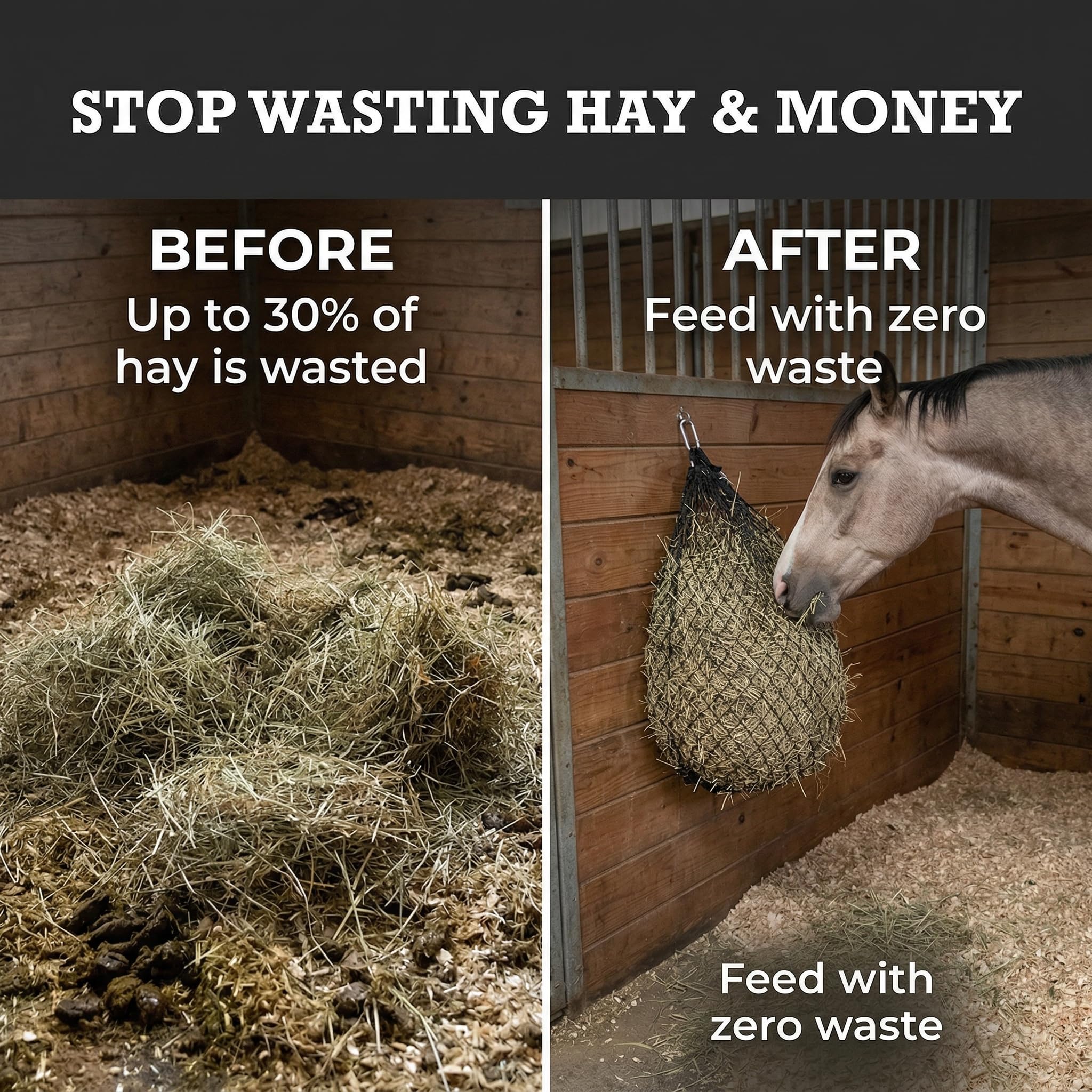 hay chix half bale net promotes controlled grazing in stalls and pastures