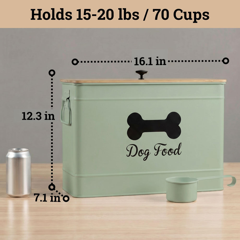HB Design Co bamboo lid adds natural style while sealing contents.