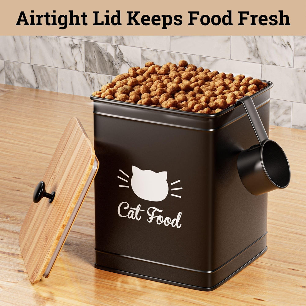 HB Design Co 25-cup capacity for 5–7 lb of kibble.